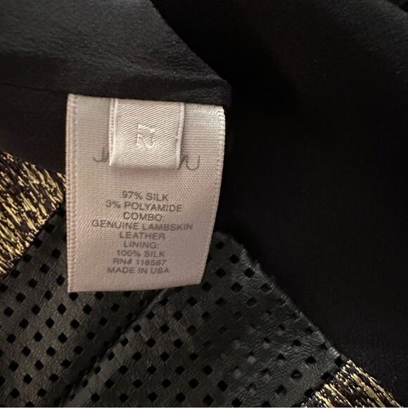 Jason Wu Gold Silk Pleated Dress - Picture 9 of 11